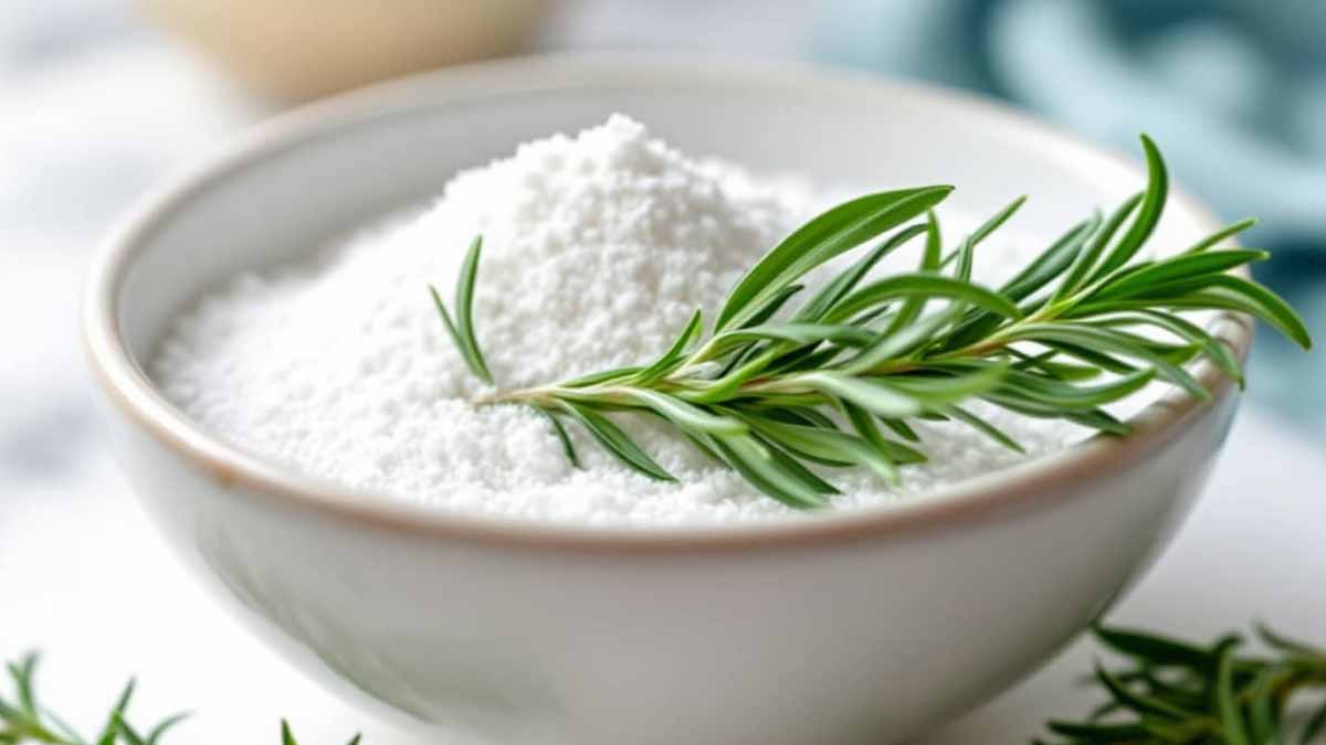 bicarbonate avec du romarin