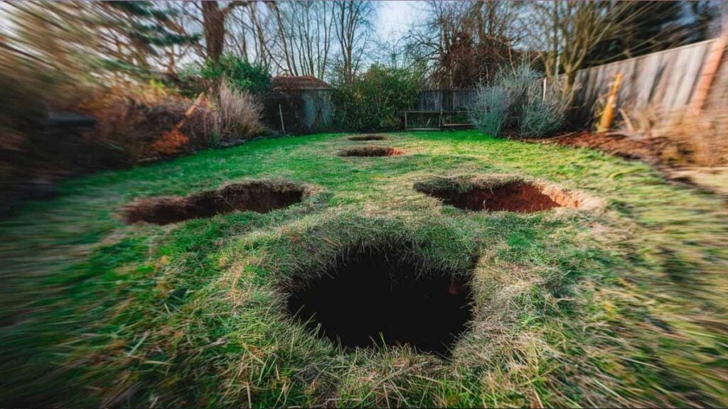 Les experts préviennent : si vous trouvez ces trous dans votre jardin, ces animaux peuvent être à proximité