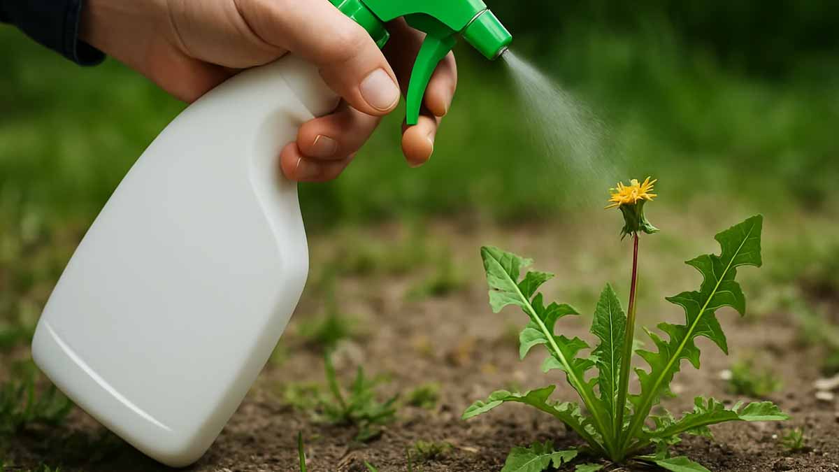 Mieux que le vinaigre blanc, ce produit est l’arme secrète des jardiniers pour éliminer les mauvaises herbes sans effort