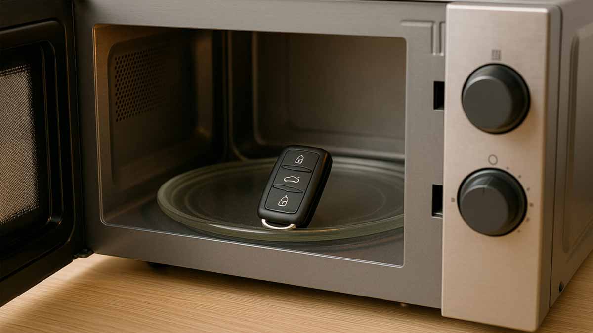 Pourquoi faut-il cacher ses clés de voiture dans un micro-ondes pendant la nuit ?