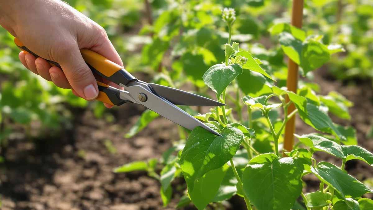 tailler les plants de tomates