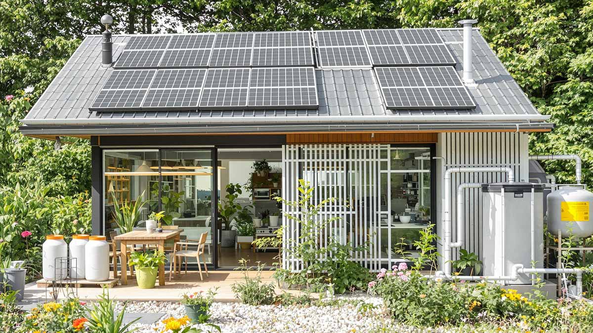 Une équipe construit en secret la première maison totalement autonome en énergie et en eau « les factures deviennent un rêve »